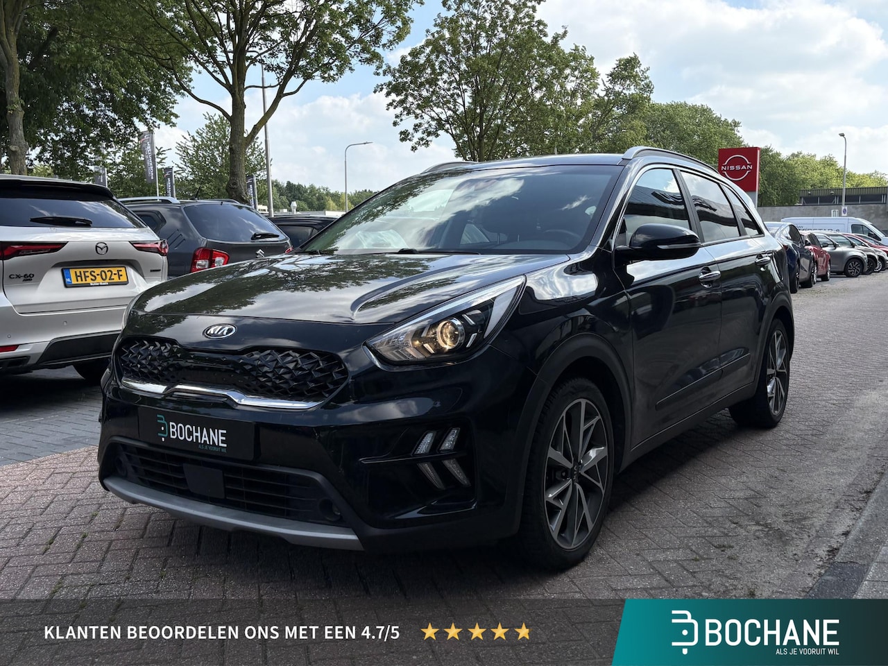 Kia Niro - 1.6 GDi Hybrid DynamicPlusLine Automaat 140PK | Stoelverwarming | Navigatie | Adaptieve Cr - AutoWereld.nl