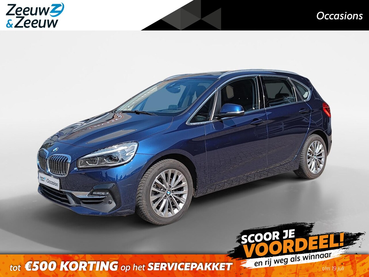 BMW 2-serie Active Tourer - 218i High Executive Edition | Lederen bekleding | Panoramadak | Head-up display | Parkeerc - AutoWereld.nl