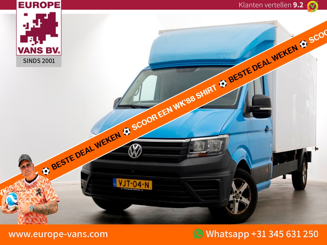 Volkswagen Crafter - 35 2.0 TDI E6 Bakwagen met achterdeuren 2-Persoons 03-2021 - AutoWereld.nl