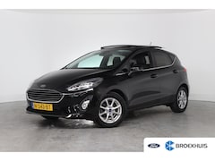 Ford Fiesta - 1.0 EcoBoost Titanium | Dealer Onderhouden | Open Dak | Winterpakket | Navi By App | Clima