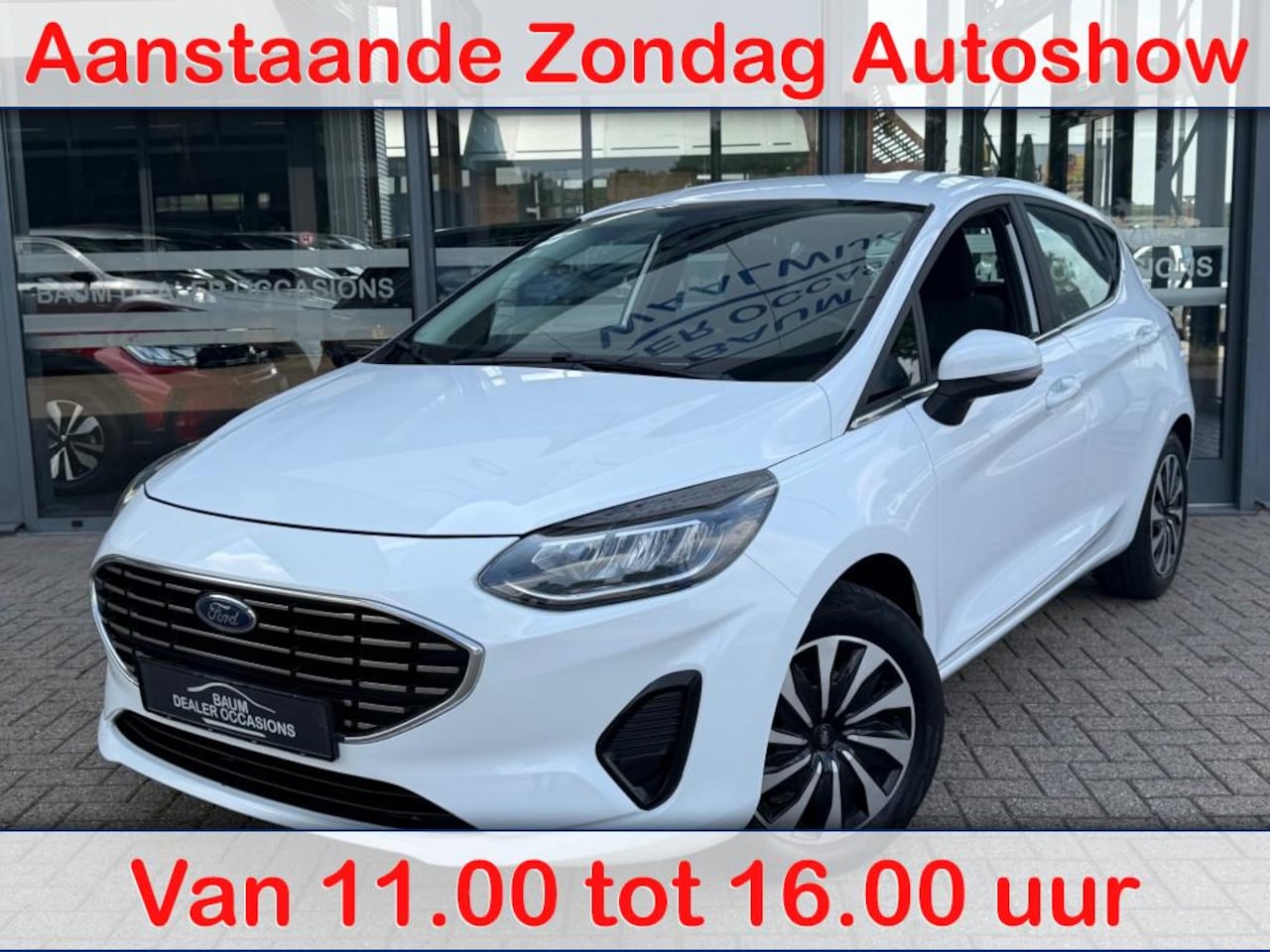 Ford Fiesta - 1.0 ECOB.HY. TITANIUM 125 PK NAVI AIRCO PDC - AutoWereld.nl
