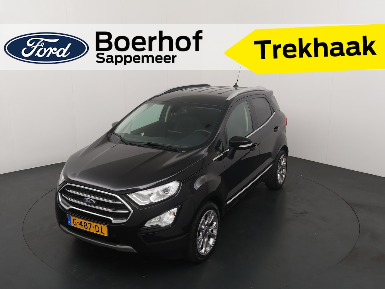 Ford EcoSport - EcoBoost 125 pk Titanium | Winter Pack | Camera | Afn. Trkekhaak | B&O | Navi | Clima | Cr - AutoWereld.nl