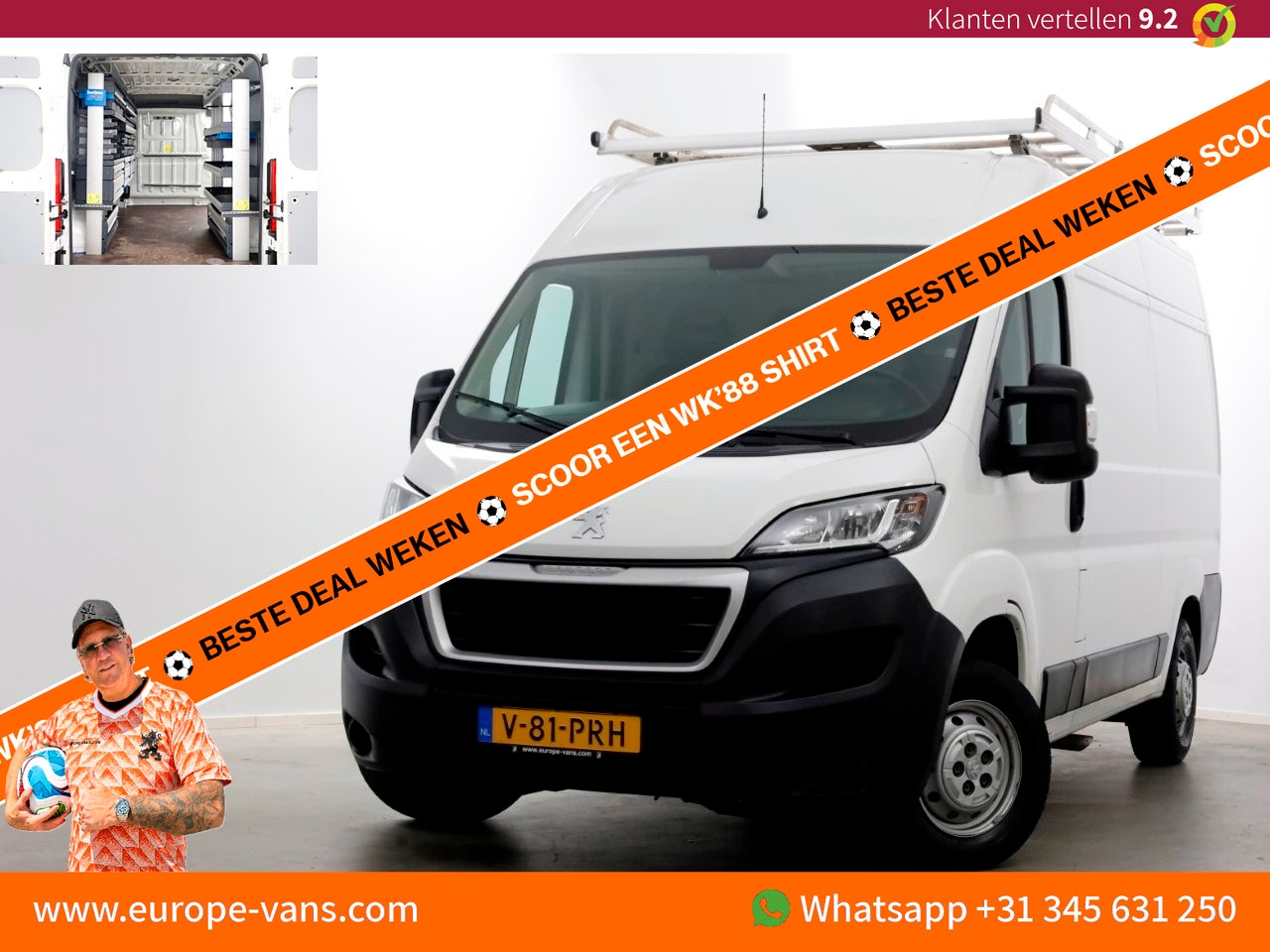 Peugeot Boxer - 335 2.0 BlueHDI 130pk L2H2 Premium Airco/Navi/Inrichting 10-2019 - AutoWereld.nl