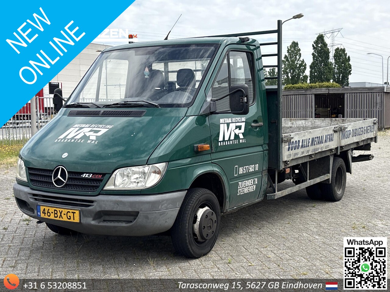 Mercedes-Benz Sprinter - 413 CDI 2.2 355 | € 5.950,- MARGE! | Openlaadbak | Bijrijdersbank | Airco | Trekhaak | APK - AutoWereld.nl