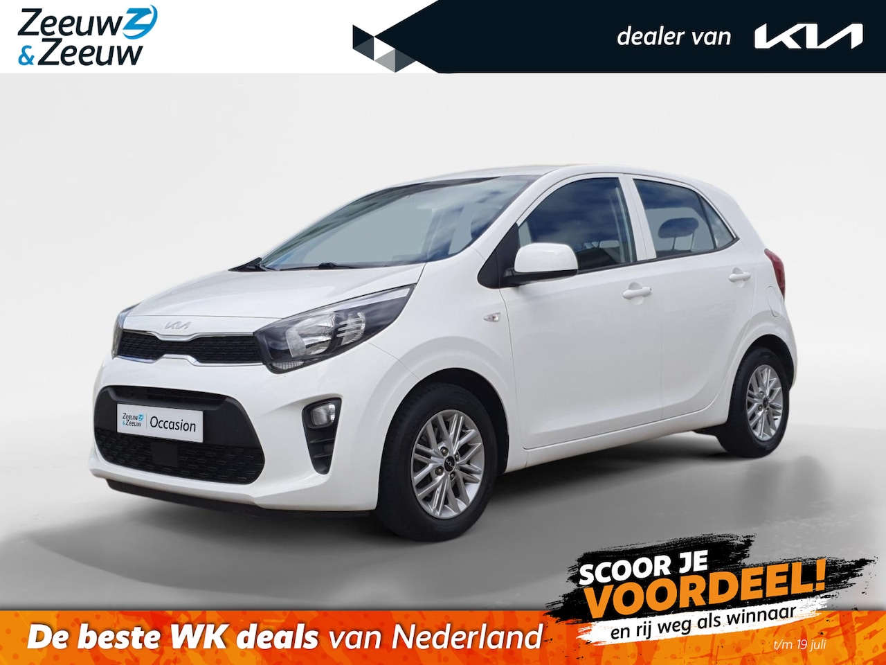 Kia Picanto - 1.0 DPi DynamicLine | Navigatie | Airco | Cruise control | Camera | Apple Carplay / Androi - AutoWereld.nl