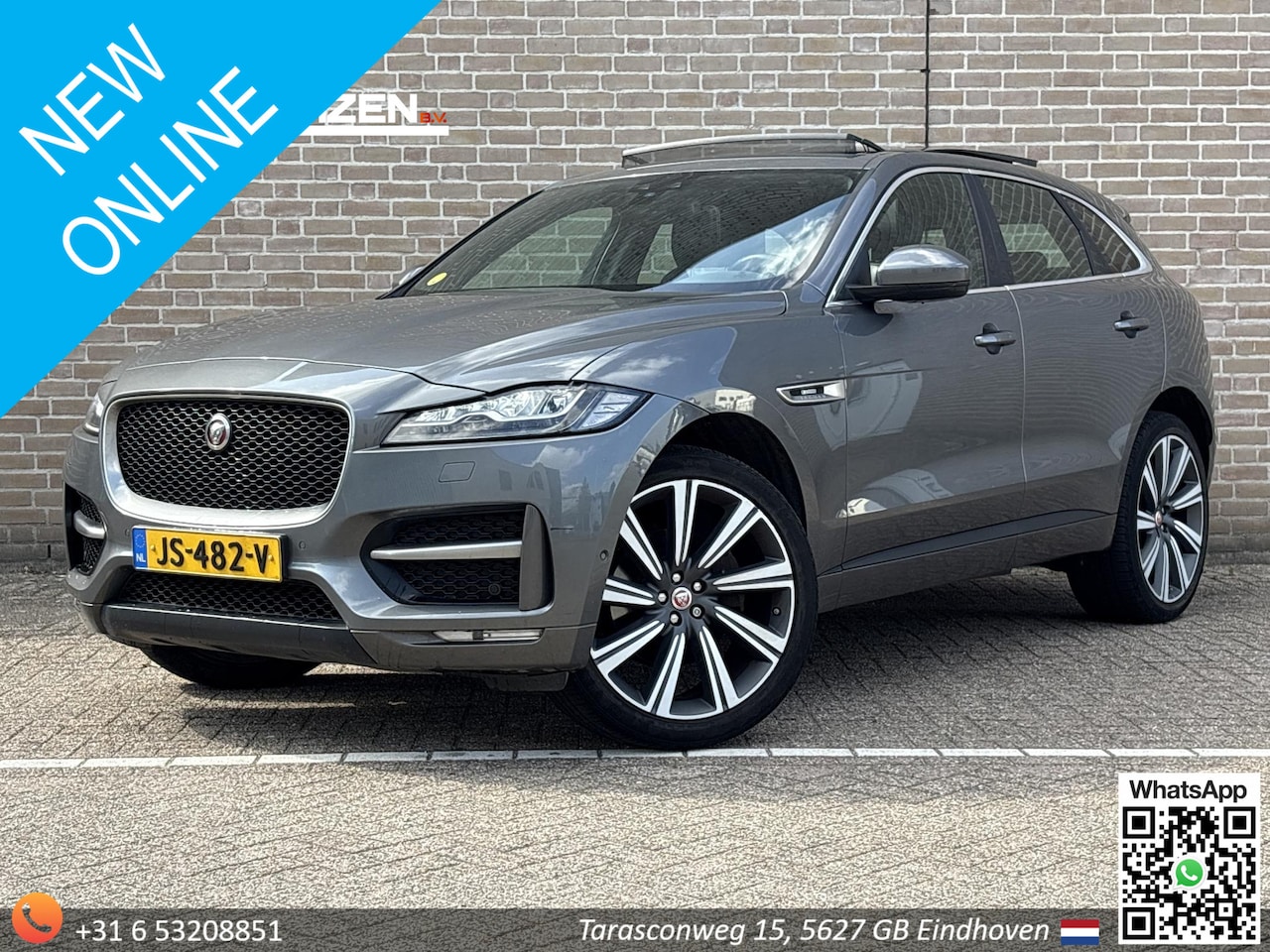 Jaguar F-Pace - 3.0 S AWD 30d | Pano | Leder | Meridian | Memory | Cruise | Climate | Navi | Camera | Elek - AutoWereld.nl