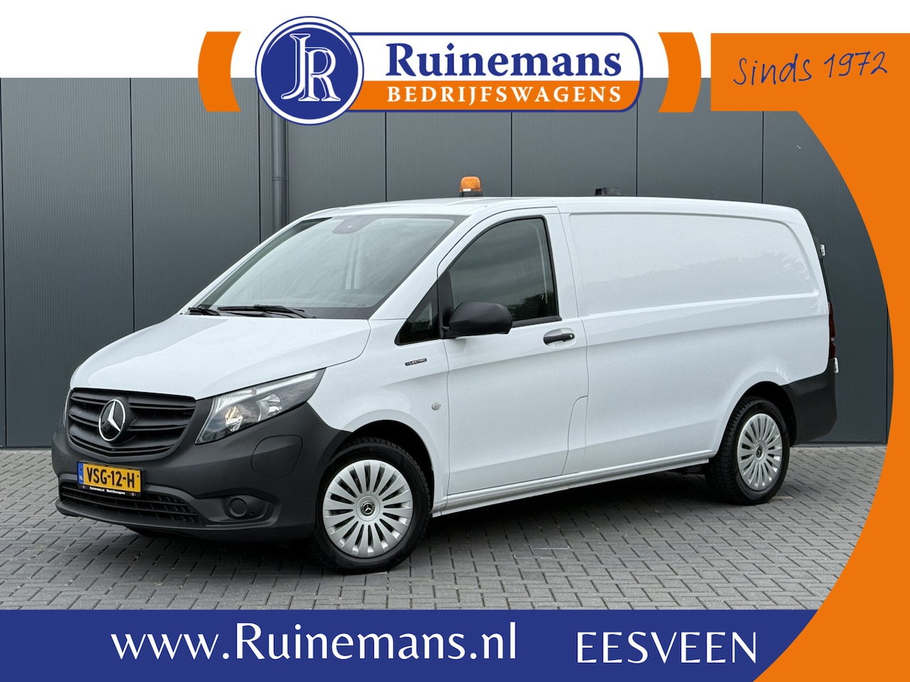 Mercedes-Benz eVito - 66 kWh / FULL ELECTRIC / L2H1 / AUTOMAAT / BOTT INRICHTING / 1e EIG. / CAMERA / 3-ZITS / C - AutoWereld.nl