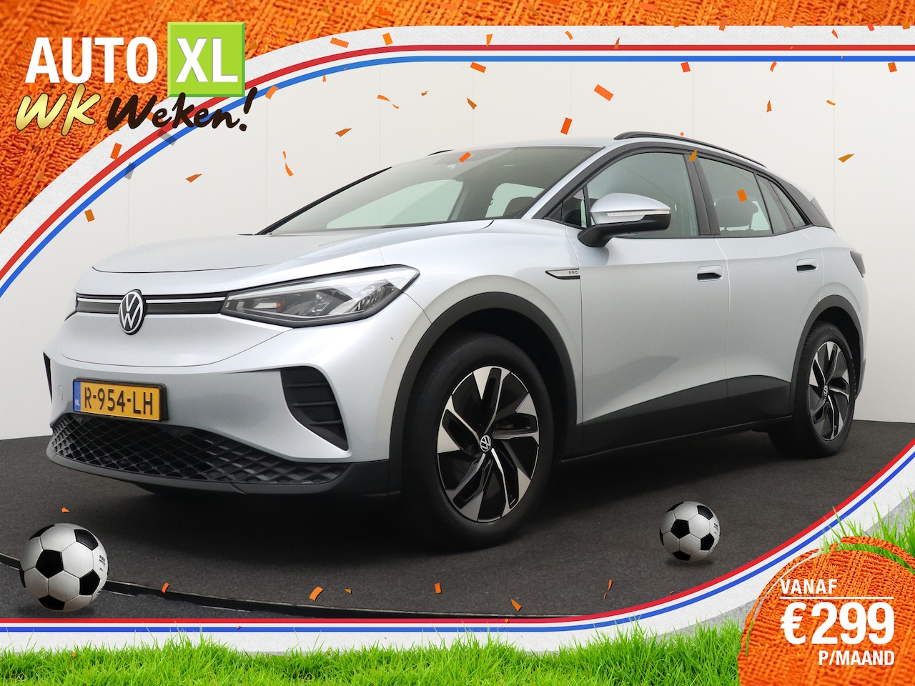 Volkswagen ID.4 - Pro 77 kWh (95%SOH) Lederen-Bekleding Adap.Cruise 19'LMV - AutoWereld.nl
