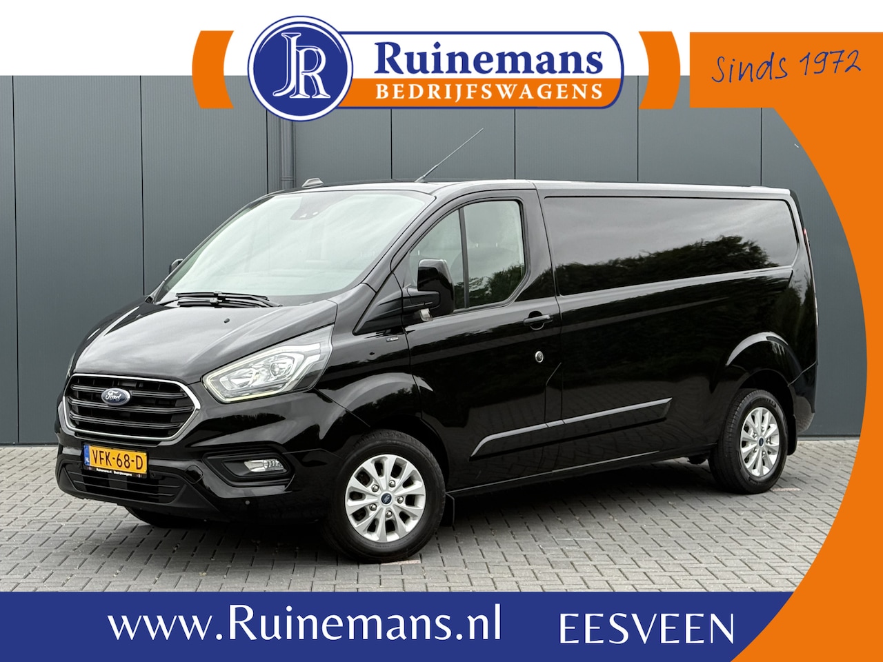 Ford Transit Custom - 2.0 TDCI 130 PK AUTOMAAT LIMITED / L2H1 / 1e EIG. / TREKHAAK / CAMERA / 3-ZITS / LANE ASSI - AutoWereld.nl