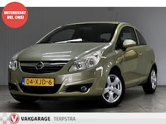 Opel Corsa - 1.2-16V Enjoy/ 15'' LMV/ Airco/ C.V. afstand/ Elek. pakket/ Isofix/ Multi. LEDER. Stuur/ M