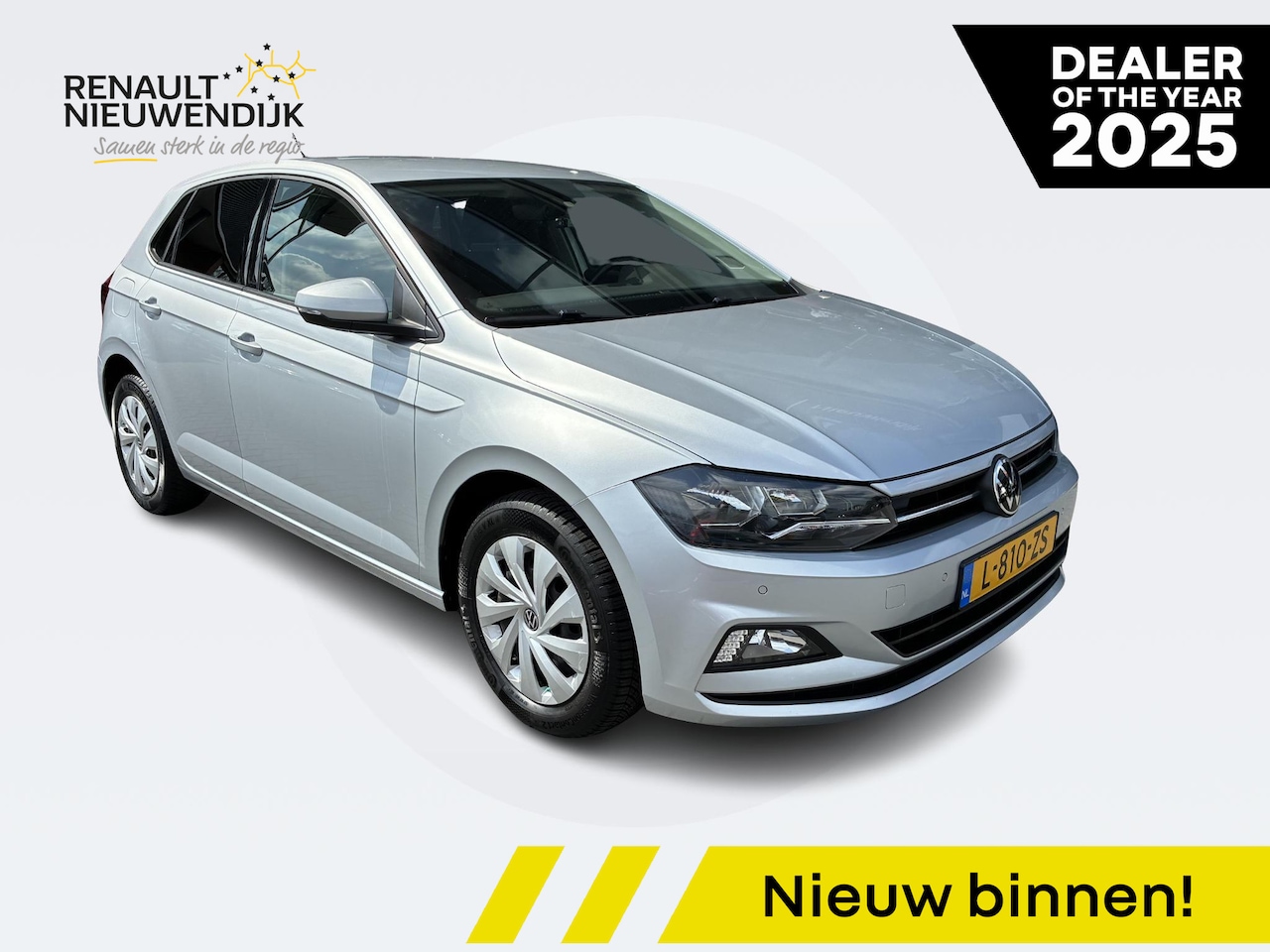 Volkswagen Polo - 1.0 TSI 95 Comfortline AUTOMAAT Parkeersensoren voor en achter. - AutoWereld.nl