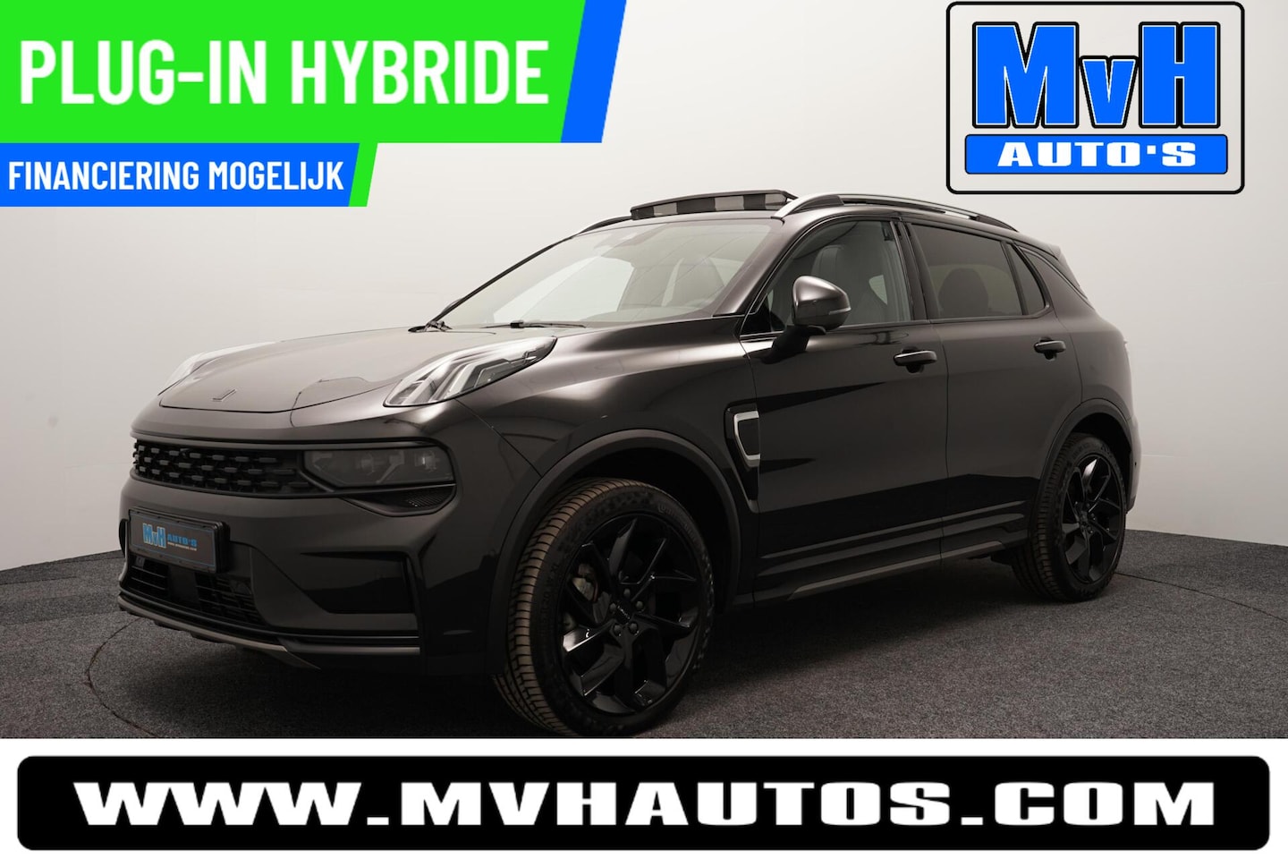 Lynk & Co 01 - 1.5 Hybride|FULL BLACK XL|ZWARTE.HEMEL|LEER - AutoWereld.nl