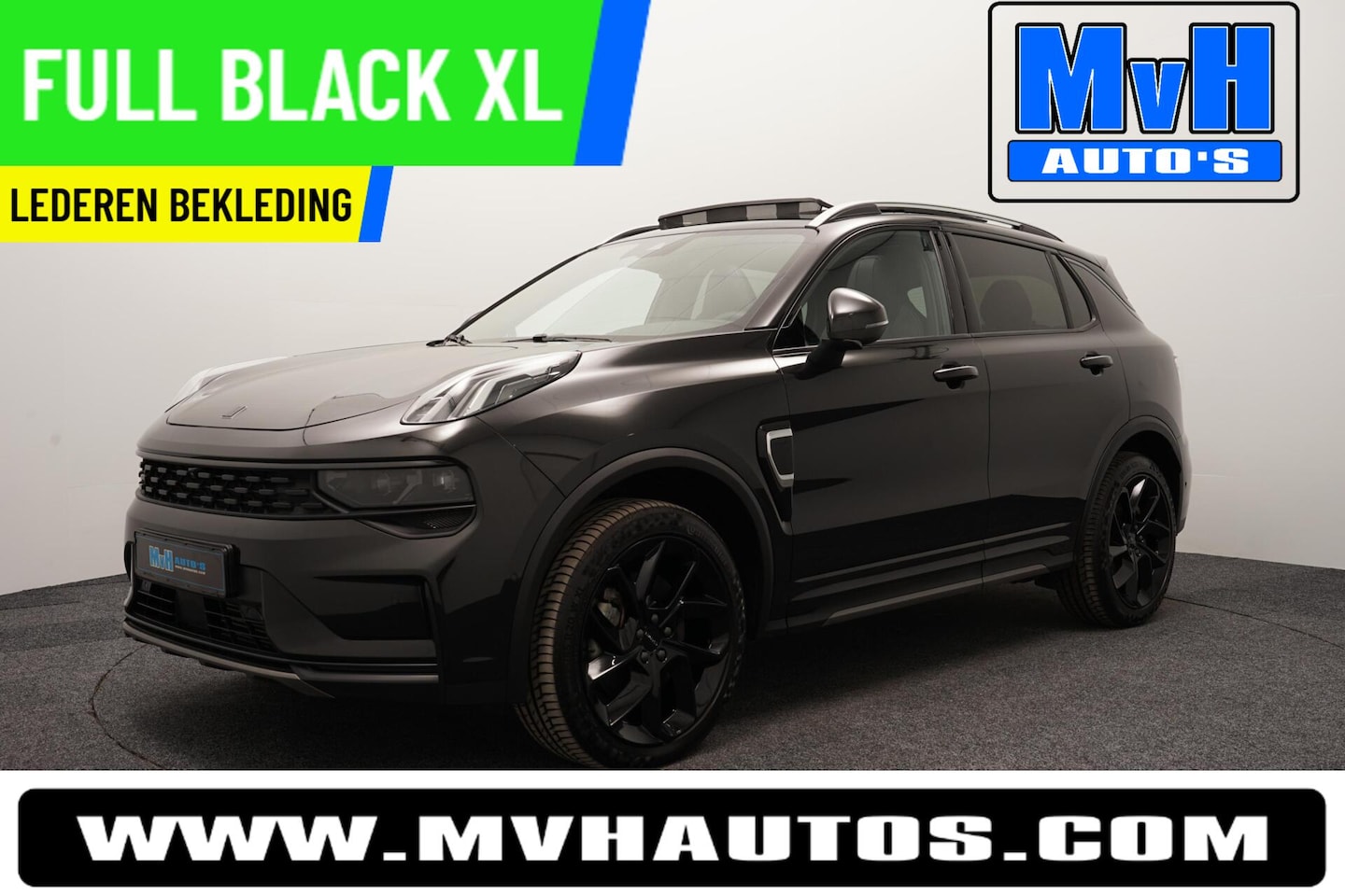 Lynk & Co 01 - 1.5 Hybride|FULL BLACK XL|LEER|ZWARTE.HEMEL - AutoWereld.nl