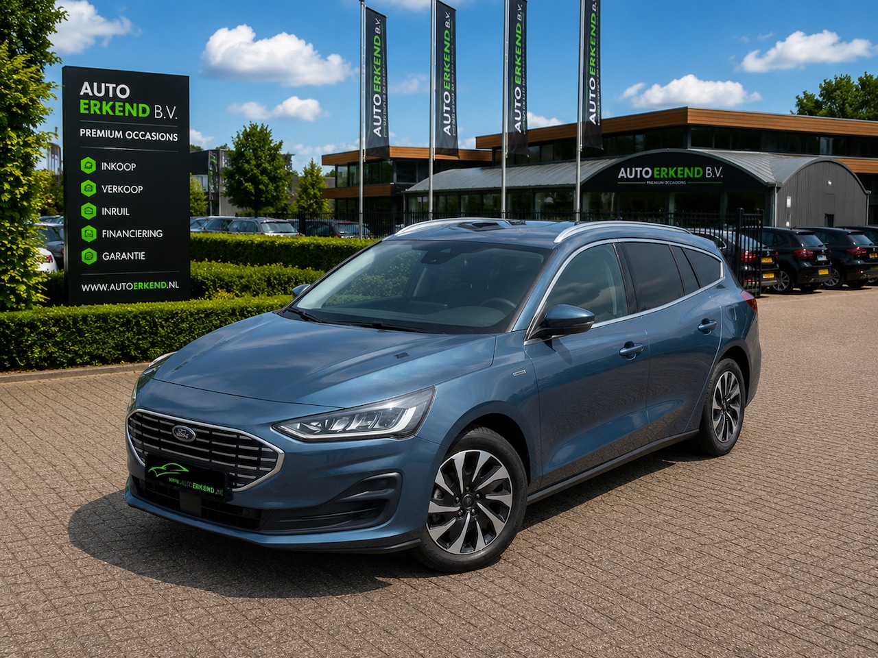 Ford Focus Wagon - 1.0 EcoBoost Titanium X Business Hybrid - AutoWereld.nl