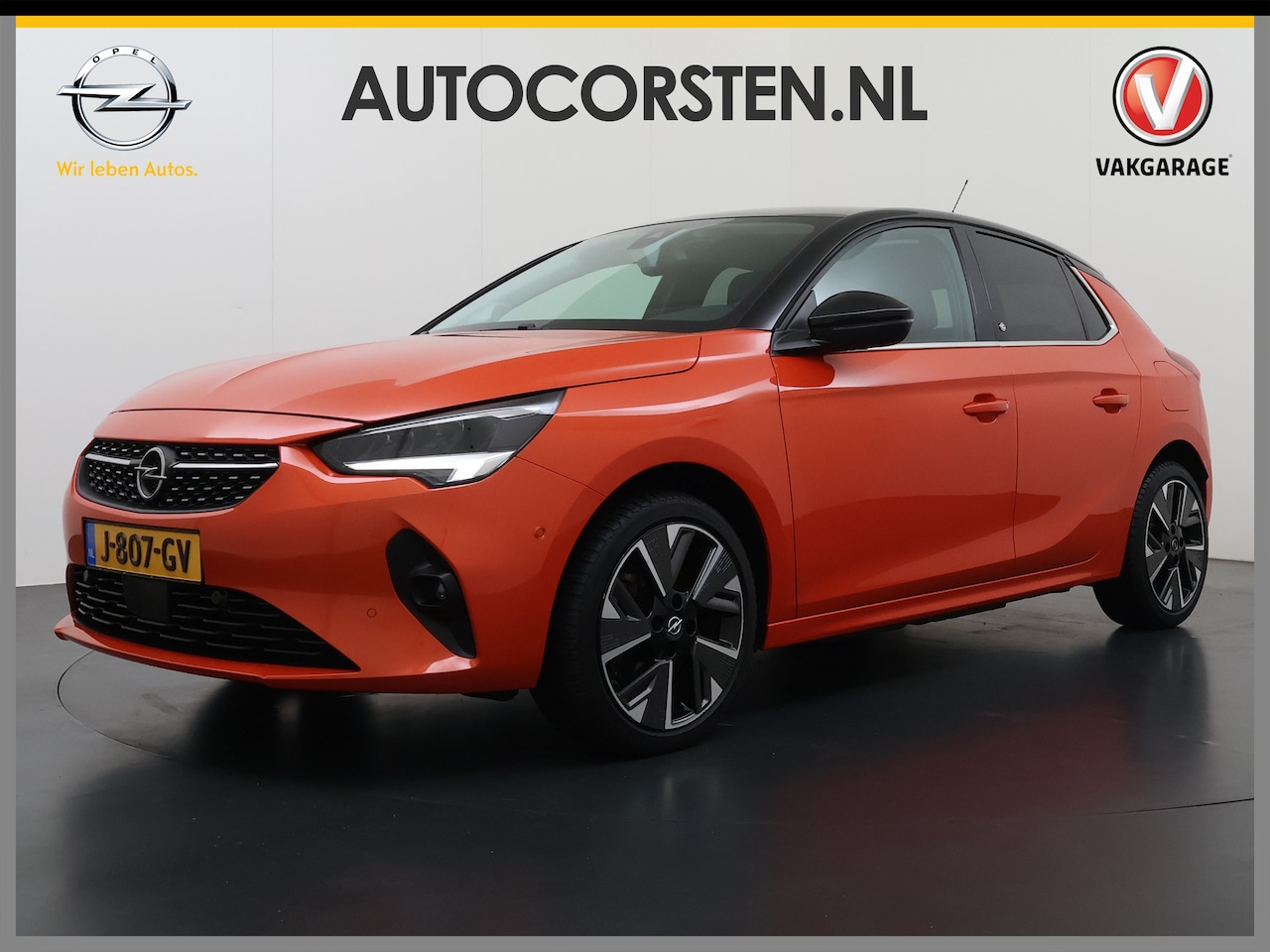 Opel Corsa-e - Autom. Elegance 50kWh Stuur+Stoelverwarming 360°Camera Apple Carplay Android Auto Ecc Navi - AutoWereld.nl
