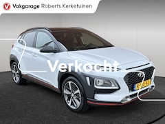 Hyundai Kona - 1.6 T-GDI Premium AWD Automaat Trekhaak Navigatie Camera Half Le
