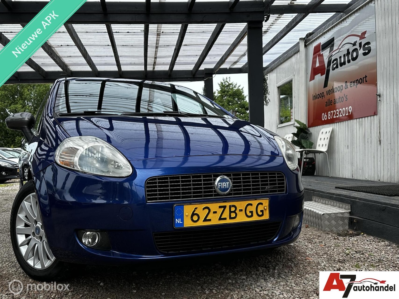 Fiat Grande Punto - 1.4-16V Emotion Nieuwe APK//Airco - AutoWereld.nl
