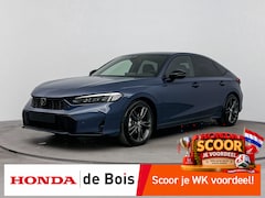 Honda Civic - 2.0 e:HEV Sport | Garantie tot 2036 mogelijk* | Facelift | Black Emblem | Verwarmd stuurwi