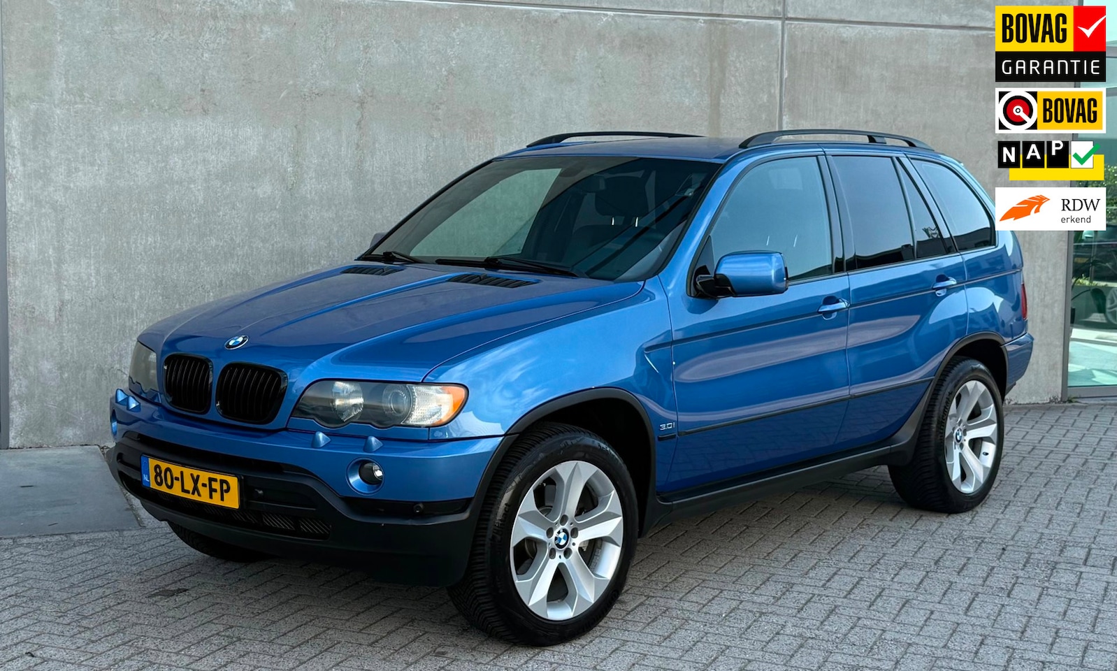 BMW X5 - 3.0 I AUT 2003 Blauw NAP|APK|VOL OPTIE - AutoWereld.nl