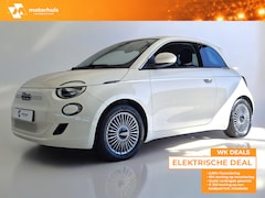 Fiat 500e - 42kWh 118pk PDC CAMERA LMV CARPLAY STOELVERWARMING Automaat
