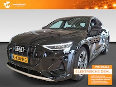 Audi e-tron Sportback - 55 quattro 408pk S-edition | Leder | Pano Hatchback | Automaat | Trekhaak, afneembaar | zw