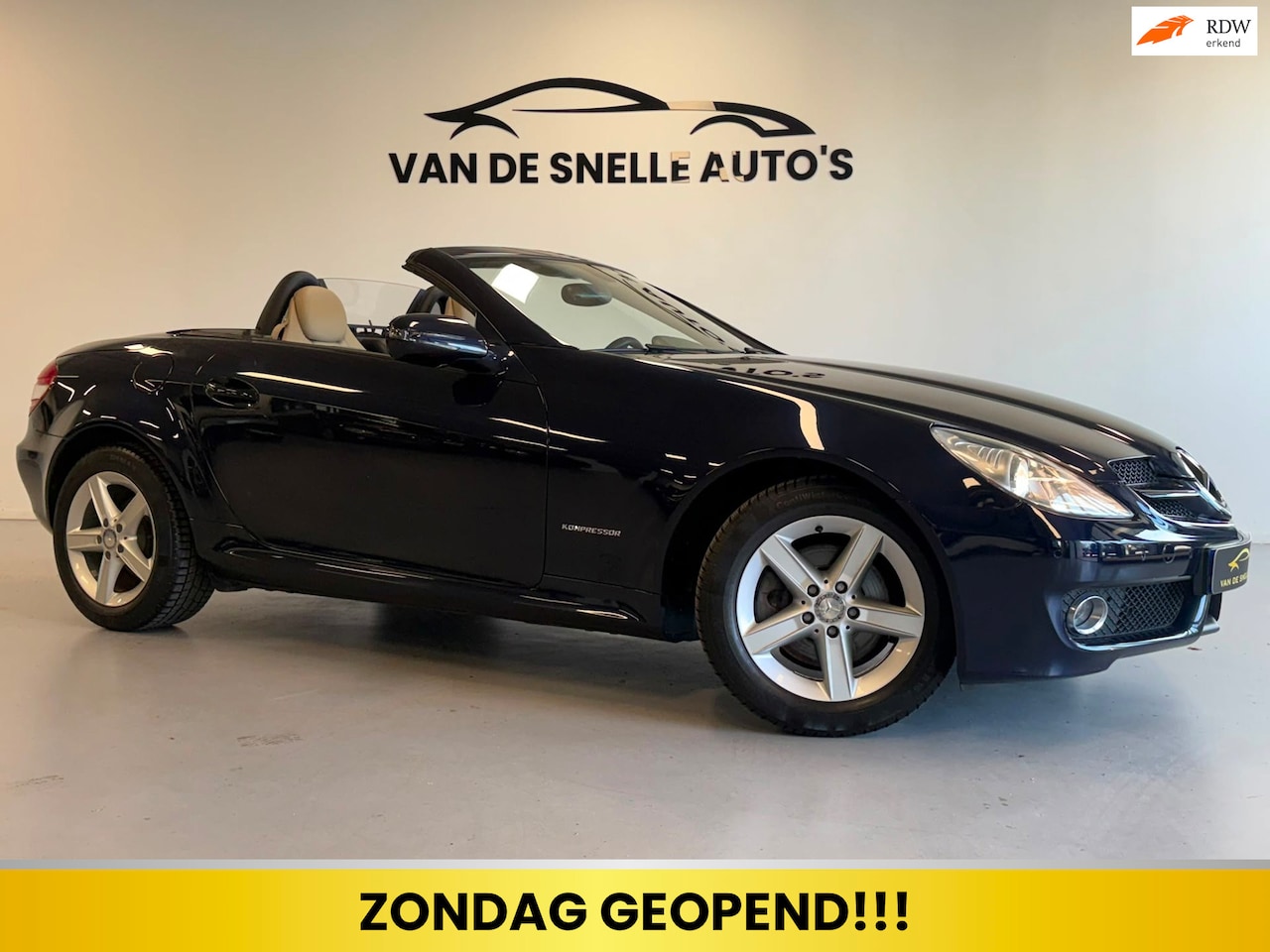 Mercedes-Benz SLK-klasse - 200 K. NIEUWSTAAT/LEDER/PDC/STOELVERWARMING - AutoWereld.nl