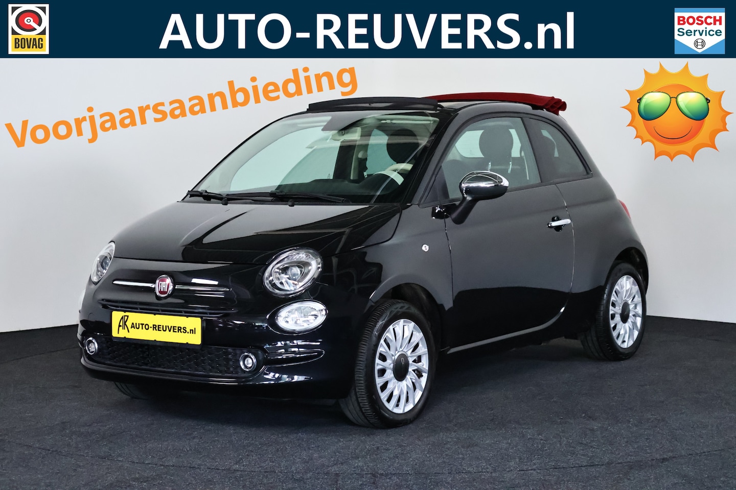 Fiat 500 C - 1.0 Hybrid Dolcevita Cabrio / Opendak / Cruisecontrol / Clima - AutoWereld.nl