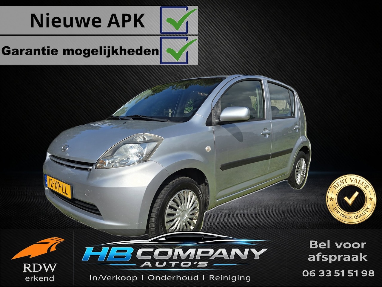 Daihatsu Sirion 2 - 1.0-12V Premium| Nieuwe APK| Onderhouden| Volle tank! - AutoWereld.nl