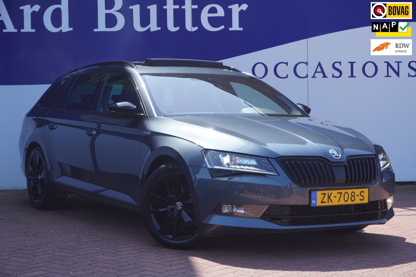 Skoda Superb Combi - 1.5 TSI ACT Sportline Business/vitrual/pano-dak/comf/functie/navi-PAKKET = 2 EIG ORIG/DEAL - AutoWereld.nl