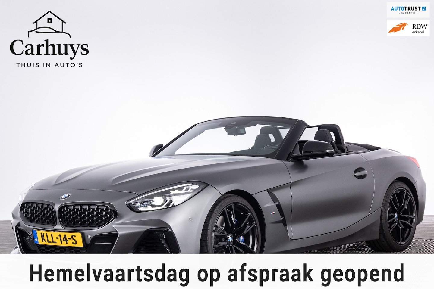 BMW Z4 Roadster - M40i High Executive M-Sport Frozen Grey|HUD|H&K|Keyless|M sportstoelen|Comfort Acces|Adapt - AutoWereld.nl
