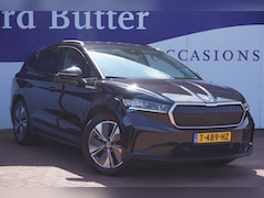 Skoda Enyaq iV - 60+warmte-pomp+stuur-verw+vitrual/leder/led/camera/parkeer/climate-Pakket+92 %SOH = INCL B