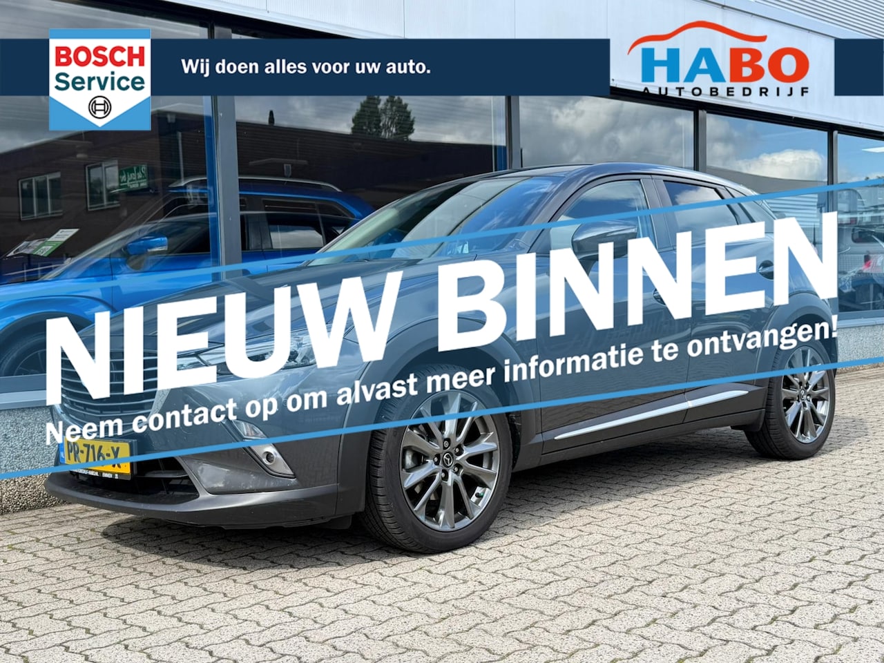 Mazda CX-3 - 2.0 SKYACTIV-G 120 GT-LUXURY AUTOMAAT ECC/CRUISE/NAV/KEYLESS-ENTRY/LEDER/PARK.SENS/STOEL.V - AutoWereld.nl