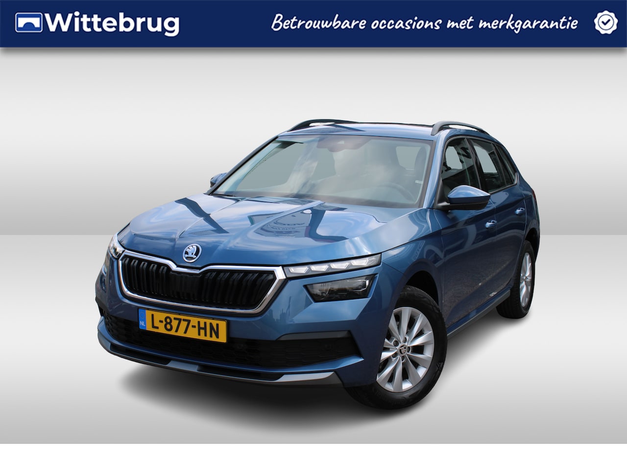 Skoda Kamiq - 1.0 TSI 110pk Business Edition DSG Automaat / Navigatie / LED / LM 16 inch / APP / Parkeer - AutoWereld.nl