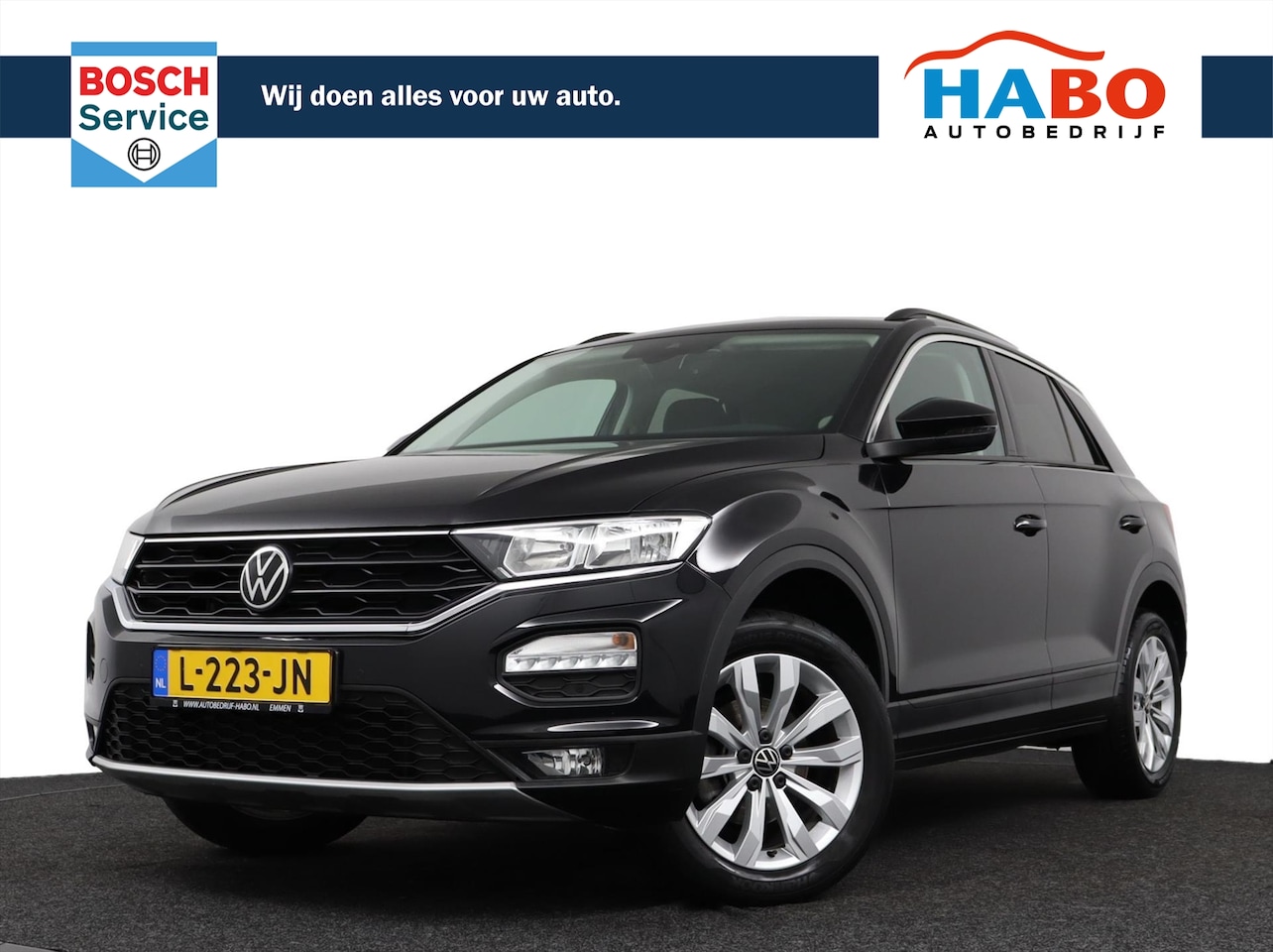 Volkswagen T-Roc - 1.5 TSI STYLE DSG-7 AUTOMAAT AC/ADAP.CRUISE/NAV/APPLE.CARPLAY/PARK.SENS/TREKHAAK - AutoWereld.nl