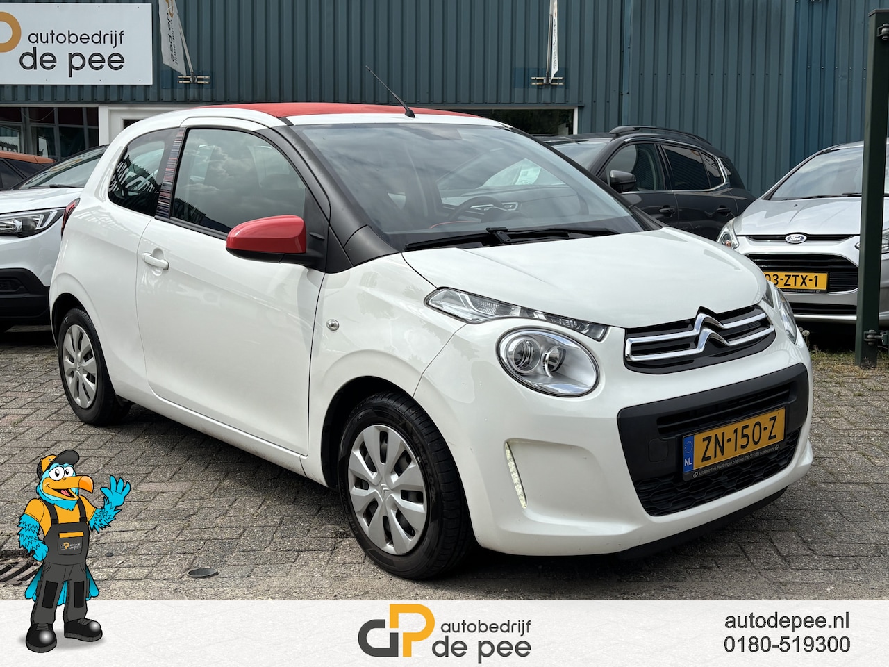 Citroën C1 - 1.0 e-VTi Feel GARANTIE/VOUWDAK/AIRCO/BLUETOOTH/SUBWOOFER rijklaarprijs! - AutoWereld.nl