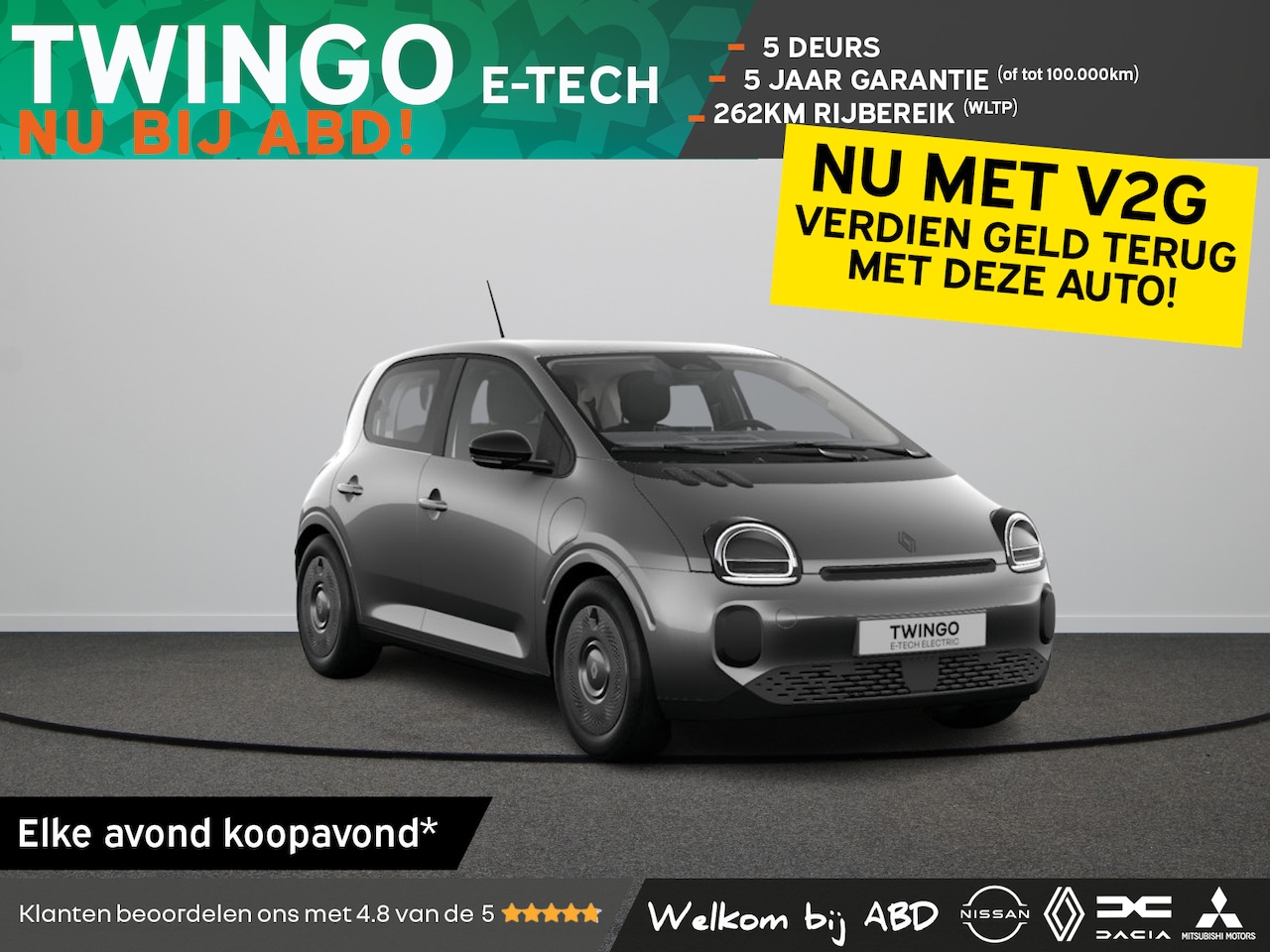 Renault Twingo - Evolution Urban range | LED-achterlichten | LED-dagrijverlichting met specifiek vormgegeve - AutoWereld.nl