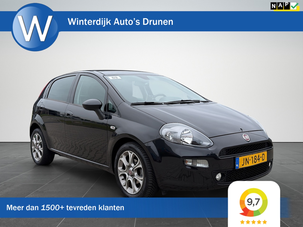 Fiat Punto Evo - 0.9 TwinAir Lounge Clima|Cruise|Navigatie|NAP - AutoWereld.nl