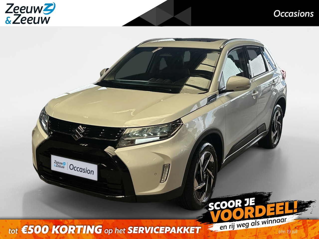 Suzuki Vitara - 1.5 Hybrid Style Rhino Edition Automaat | Metallic lak | Trekhaak | Bovag garantie | NAP - AutoWereld.nl