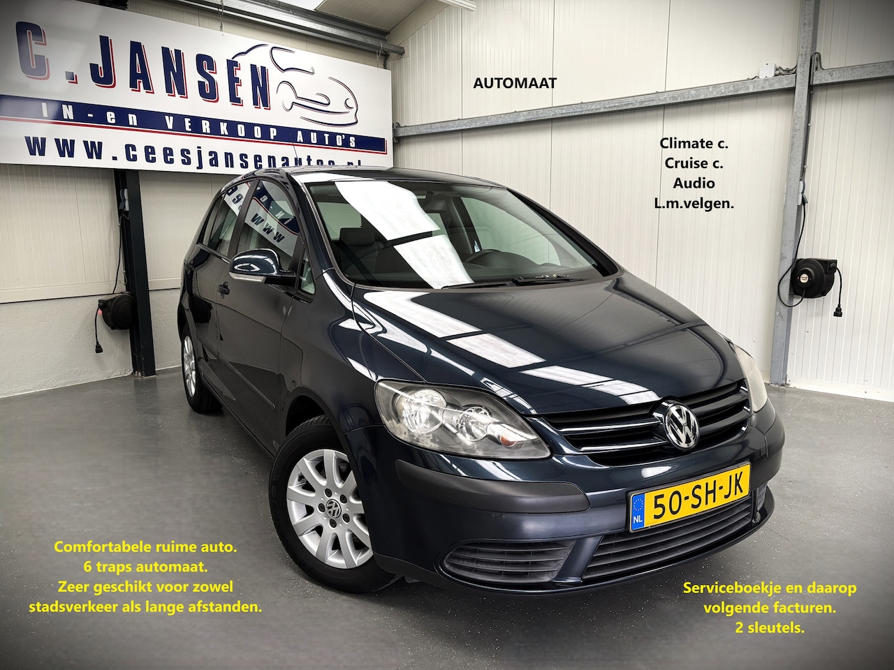 Volkswagen Golf Plus - 2.0 FSI Comfortline AUTOMAAT | Airco | Cruise control | Metaalkleur Airco Cruise c. - AutoWereld.nl