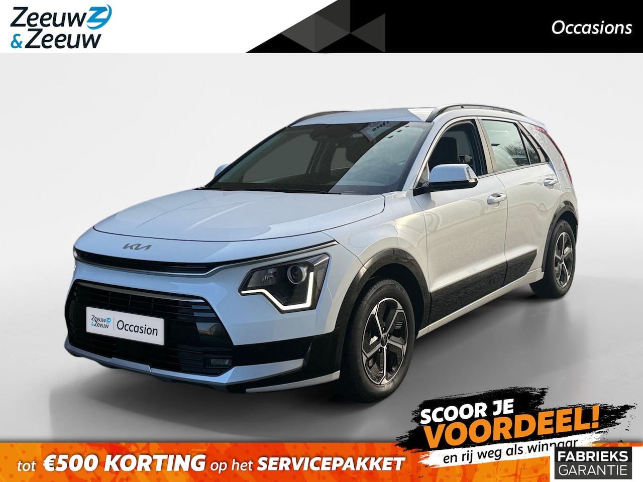Kia Niro - 1.6i Hybrid DynamicLine Navi | Metallic lak | Fabrieksgarantie t/m 17-5-2032 | NAP - AutoWereld.nl