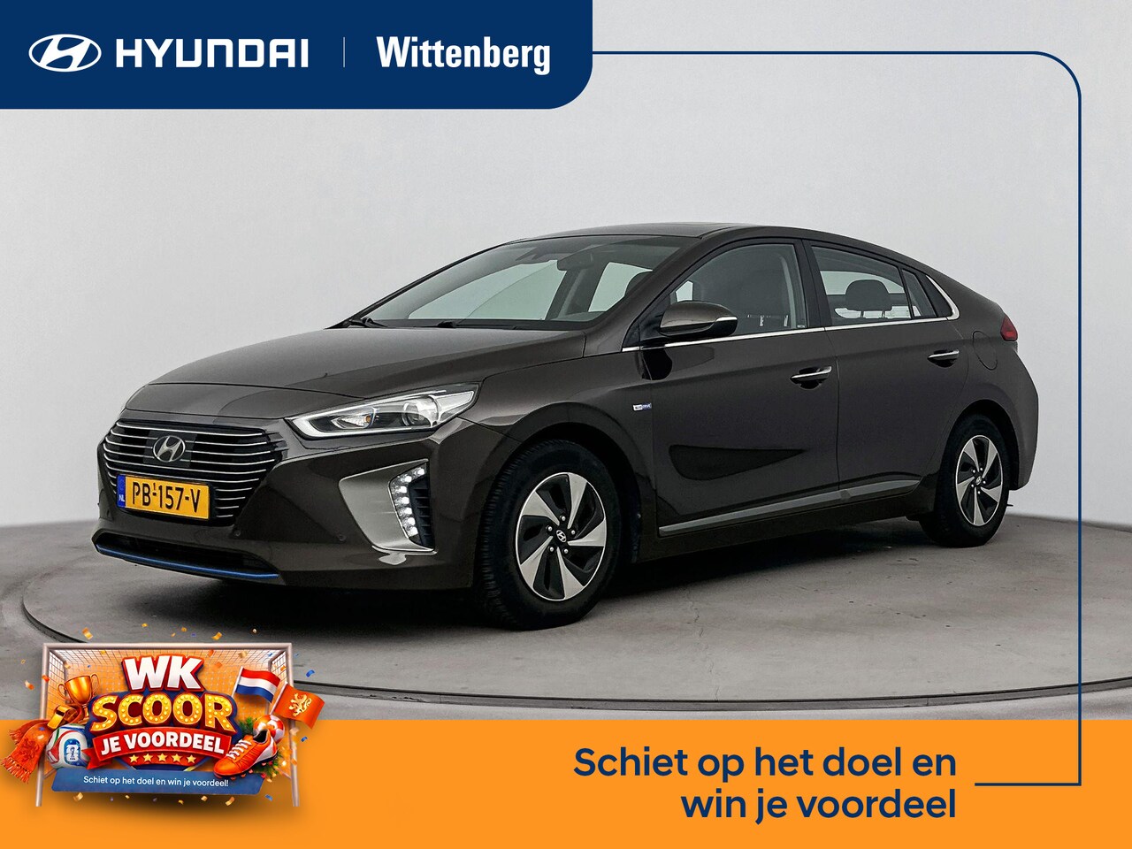 Hyundai IONIQ - 1.6 GDi PREMIUM | TREKHAAK | ALL SEASONS | LEDER | SCHUIFDAK | NAVI | CLIMA | CRUISE ADAPT - AutoWereld.nl