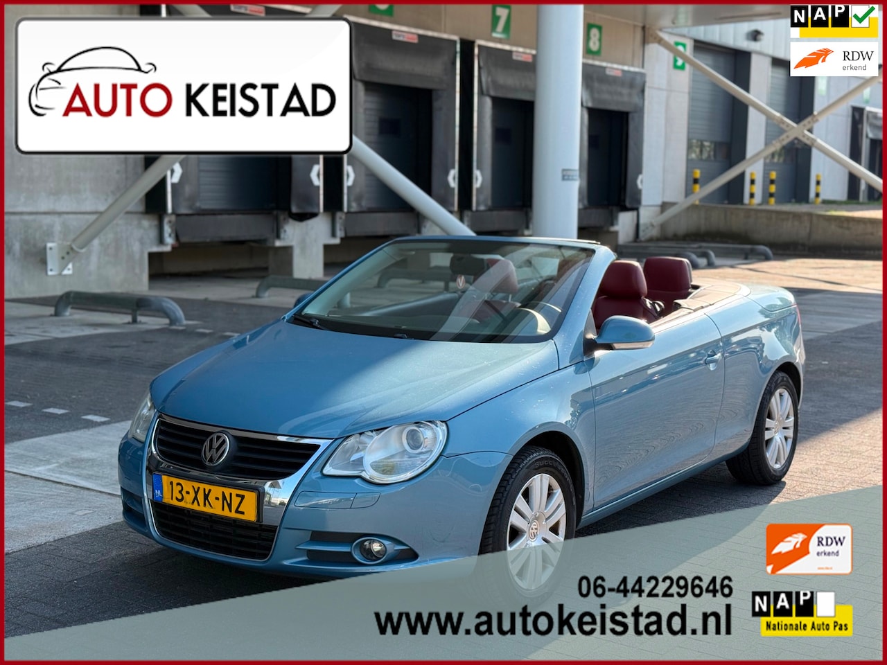 Volkswagen Eos - 2.0-16V FSI LEDER/AIRCO/CRUISE! ORIGINELE KILOMETERS! - AutoWereld.nl