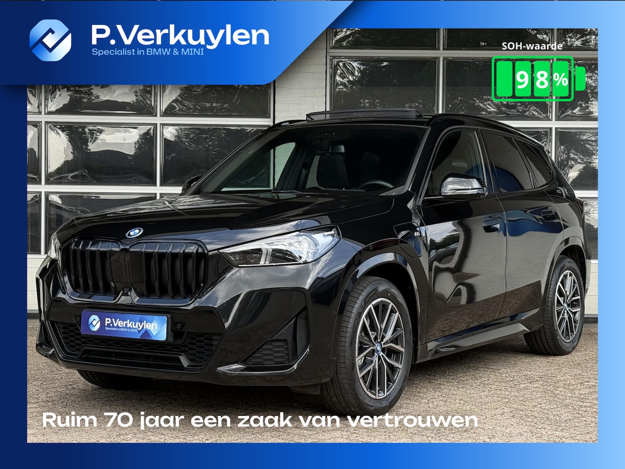 BMW X1 - xDrive30e M SPORT | PANORAMA | 360 CAMERA | TREKHAAK | STOELVERWARMING | HEAD UP | DRIVING - AutoWereld.nl