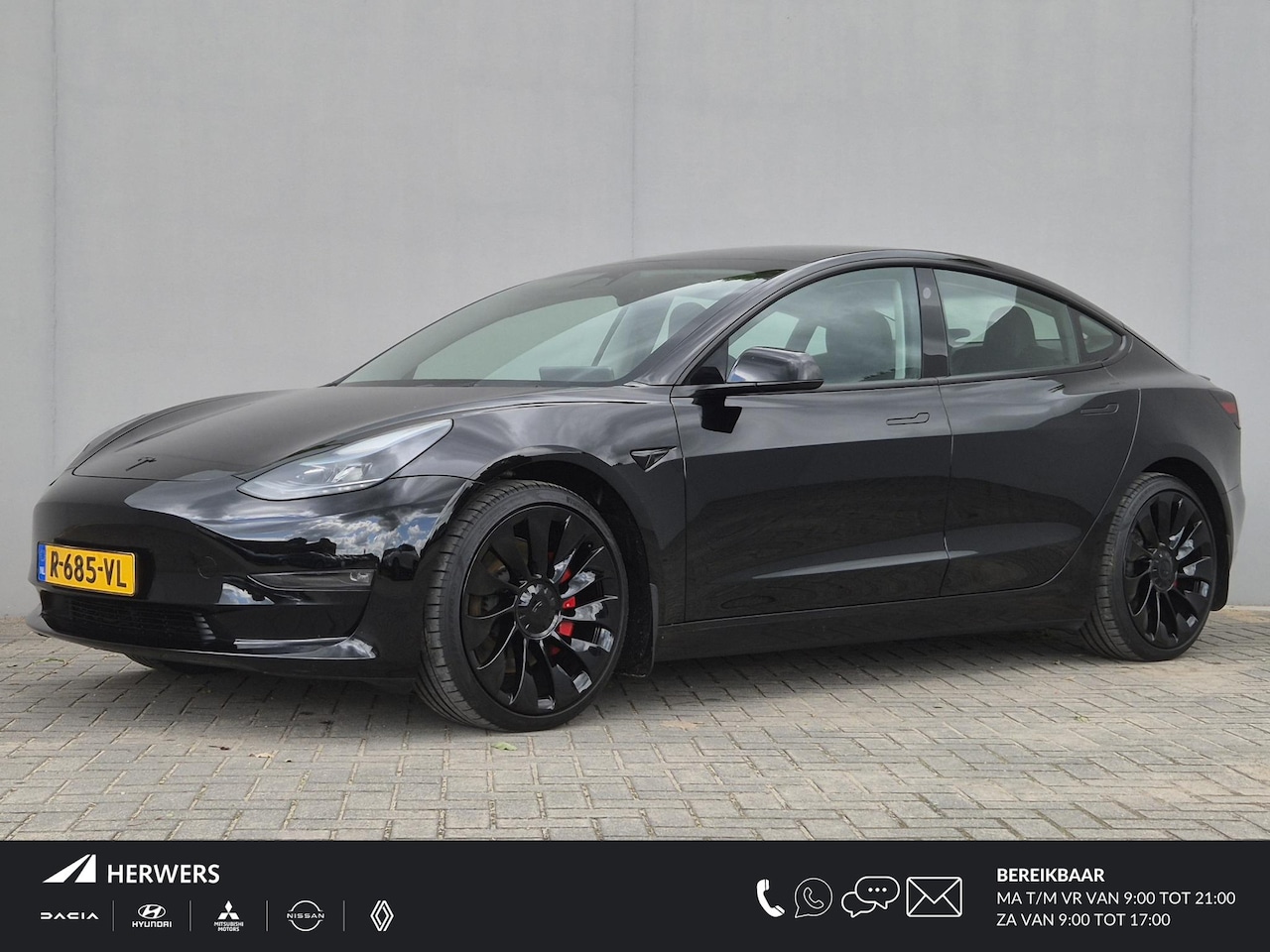 Tesla Model 3 - Performance AWD 75 kWh / CCS snelladen / Stuur- Stoel & Achterbank verwarming / Panoramada - AutoWereld.nl