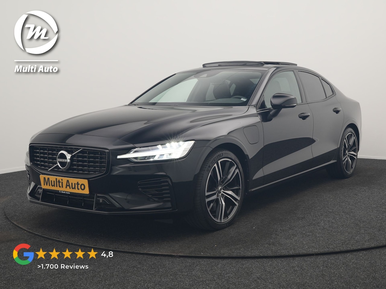 Volvo S60 - T8 AWD R Design Polestar Engineerd PHEV 405pk Dealer O.H. | Panodak | Adaptive Cruise | Ca - AutoWereld.nl