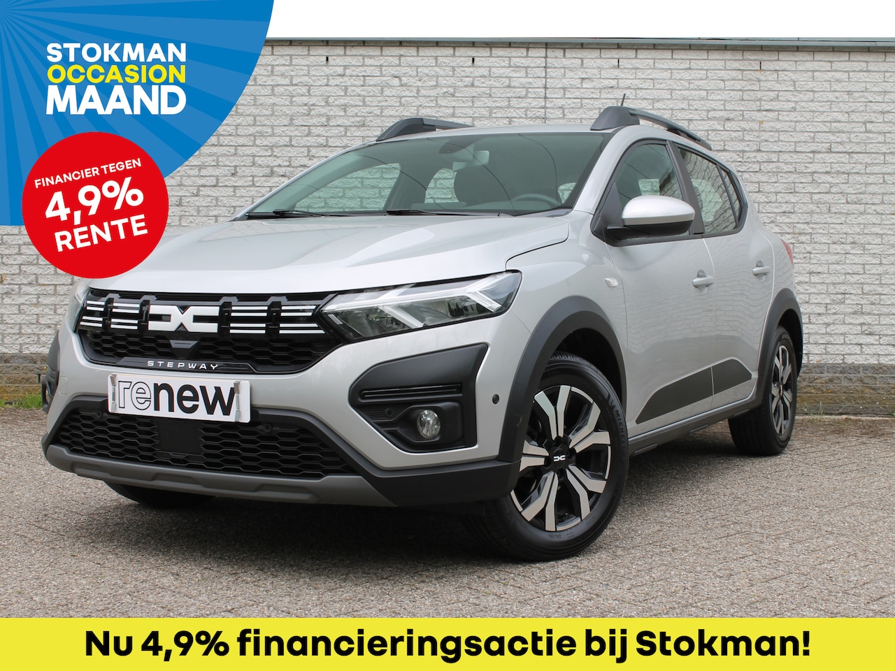 Dacia Sandero Stepway - 1.0 TCe 100 ECO-G Up&Go | climate control | trekhaak | lichtmetalen velgen - AutoWereld.nl