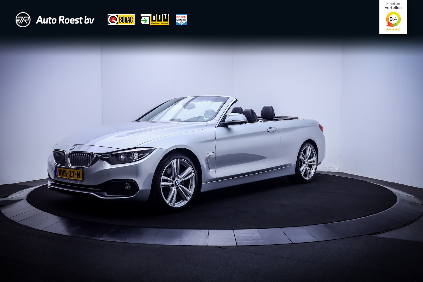 BMW 4-serie Cabrio - 430i High Executive FULL LED | CARPLAY | LEDER | MEMORY | CAMERA | CRUISE | NAVI | STOELVE - AutoWereld.nl