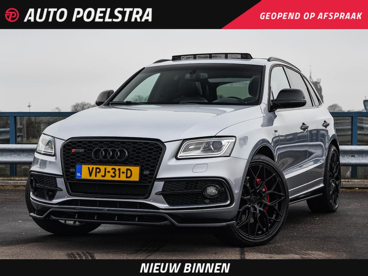 Audi SQ5 - 3.0 TDI SQ5 Plus quattro 341 PK Grijs Kenteken Panoramadak B&O Leder Standkachel 22" excl. - AutoWereld.nl