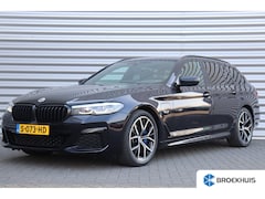 BMW 5-serie Touring - 530e 292PK BUSINESS EDITION PLUS M-SPORT AUTOMAAT / NAVI / LEDER / FULL-LED / CLIMA / PDC