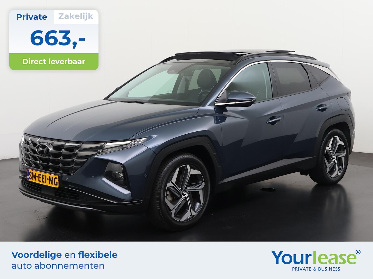 Hyundai Tucson - 1.6 T-GDI PHEV Premium Sky 4WD | All-in 663,- Private Lease | Direct uit voorraad - AutoWereld.nl